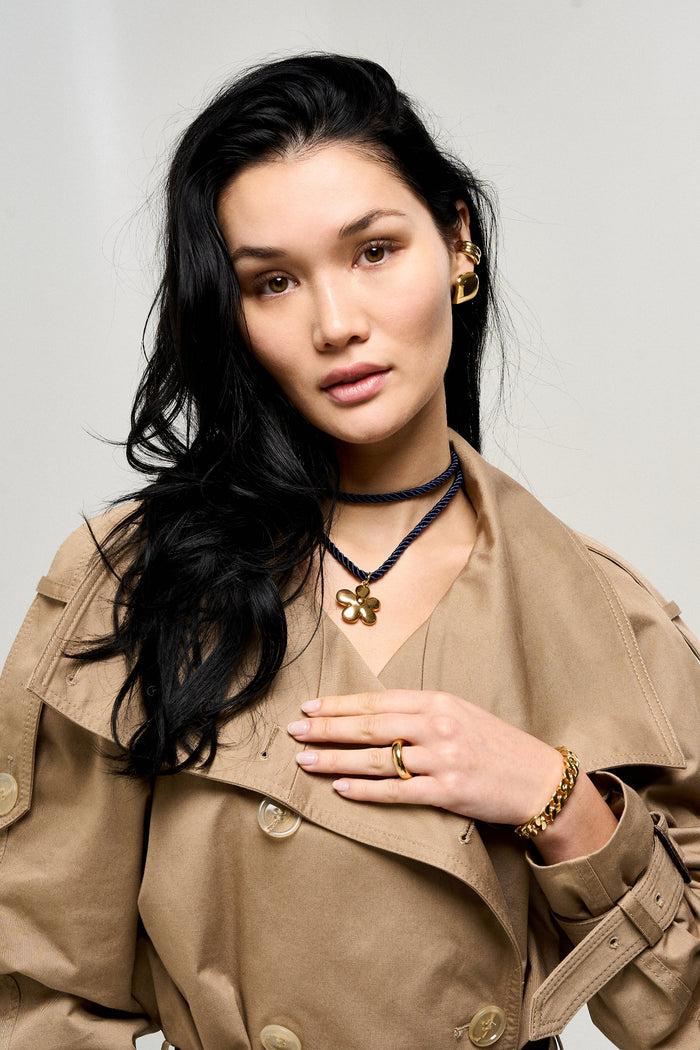 Joolz By Martha Calvo Full Bloom Cord Necklace