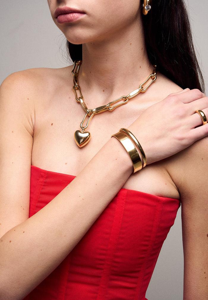 Joolz By Martha Calvo Heart Chain Necklace