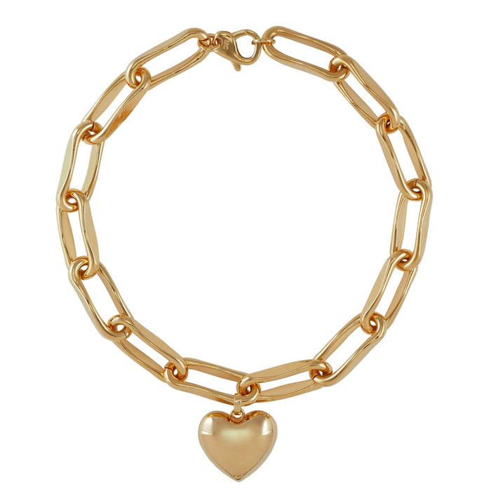 joolz by martha calvo Heart Chain Necklace