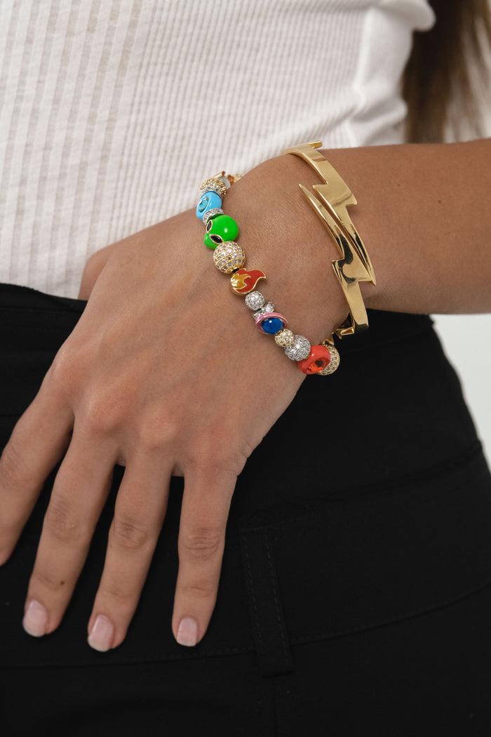 Joolz By Martha Calvo Lightning Bolt Bangle