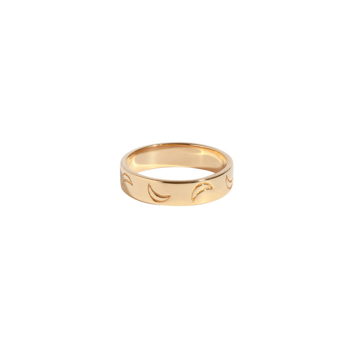 joolz by martha calvo Moon Band Ring - 5mm