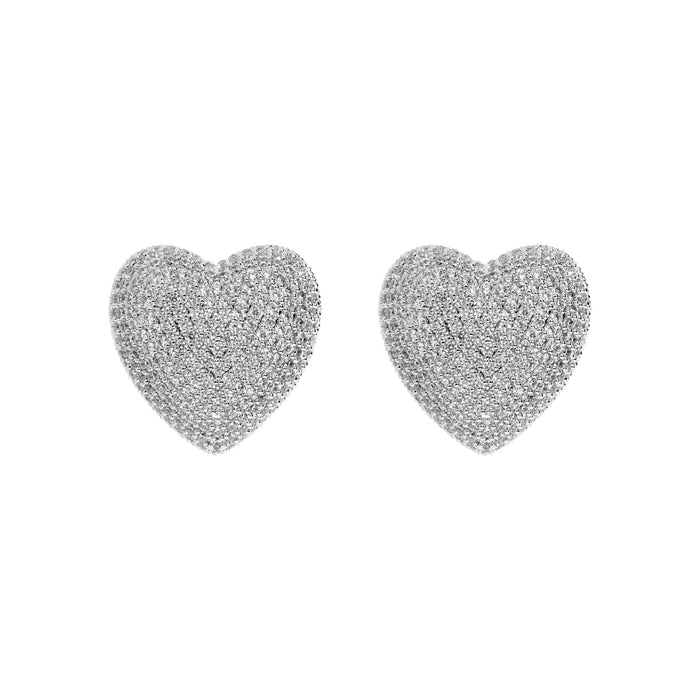 joolz by martha calvo Pave Amor Earrings