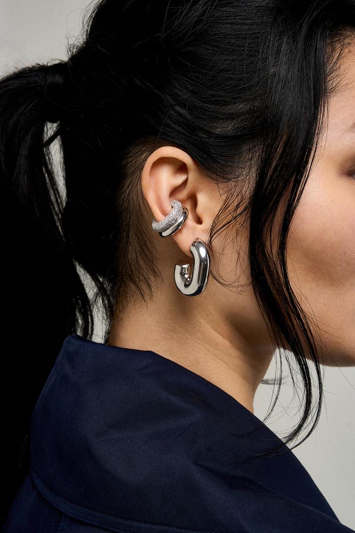 Joolz By Martha Calvo Pave Double Ear Cuff