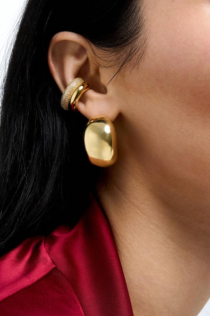 Joolz By Martha Calvo Pave Double Ear Cuff