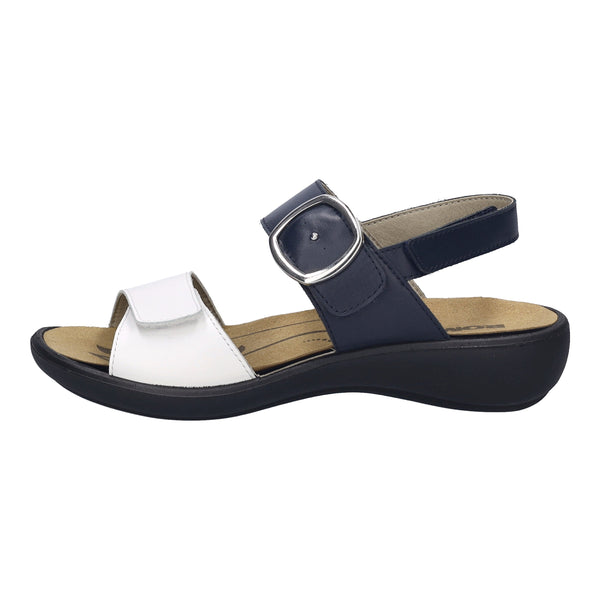 Josef Seibel Ibiza 12 Women's Sandal White/Dark Blue