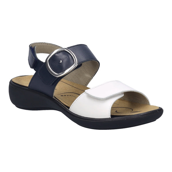 josef seibel Ibiza 12 Women's Sandal White/Dark Blue
