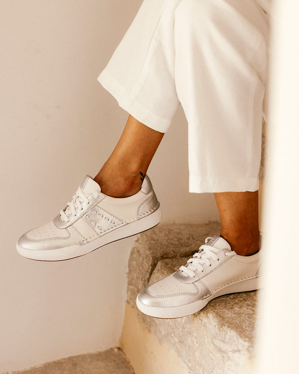 Josef Seibel Claire 27 Women's Sneaker Silver