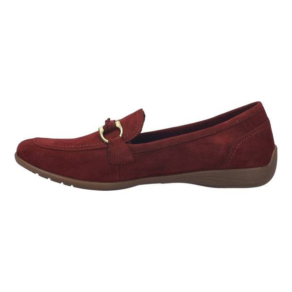 Josef Seibel Fenja 34 Women's Flat Bordo Suede