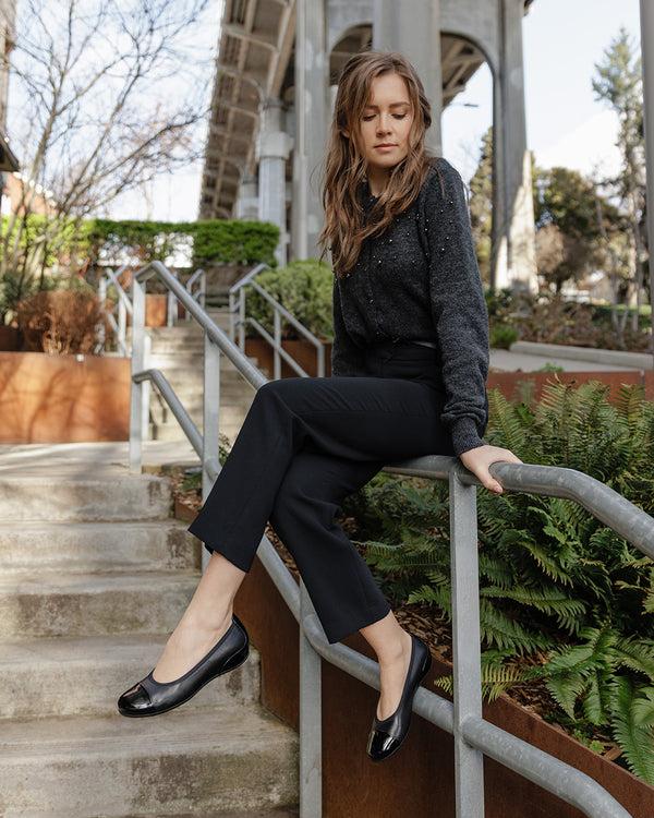 Josef Seibel Florina 01 Women's Flat Black Patent