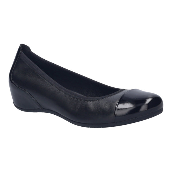 josef seibel Florina 01 Women's Flat Black Patent