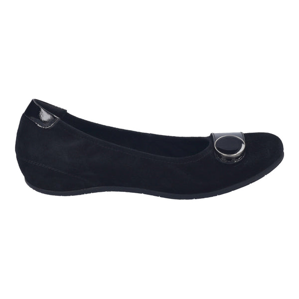 Josef Seibel Florina 06 Women's Flat Black Suede