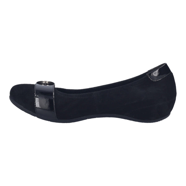Josef Seibel Florina 06 Women's Flat Black Suede
