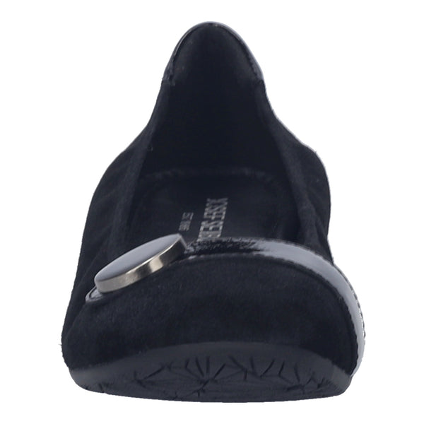Josef Seibel Florina 06 Women's Flat Black Suede