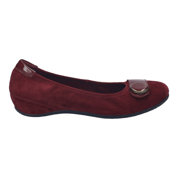 Josef Seibel Florina 06 Women's Flat Bordo Suede