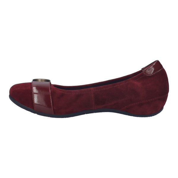 Josef Seibel Florina 06 Women's Flat Bordo Suede