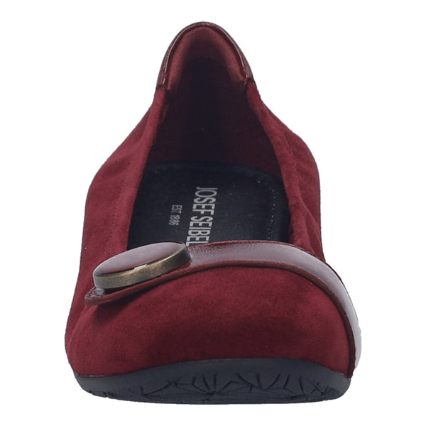 Josef Seibel Florina 06 Women's Flat Bordo Suede