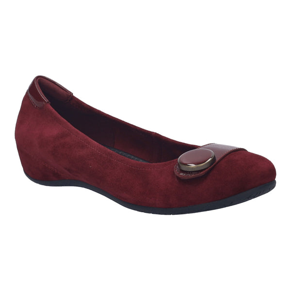 josef seibel Florina 06 Women's Flat Bordo Suede