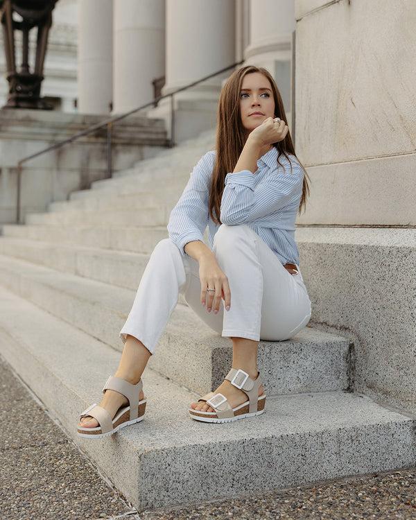 Josef Seibel Quinn 02 Women's Sandal Creme