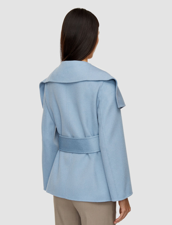 Joseph Adrienne Double Face Cashmere Jacket Faded Sky