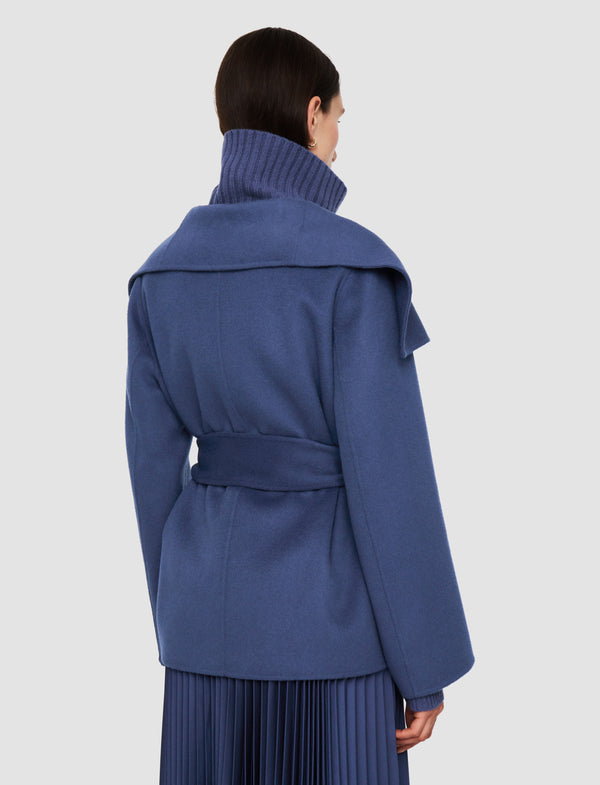 Joseph Adrienne Double Face Cashmere Jacket Harbour