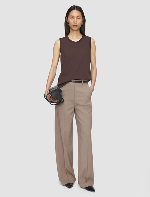 Joseph Alana Tailoring Wool Stretch Trousers Escargot