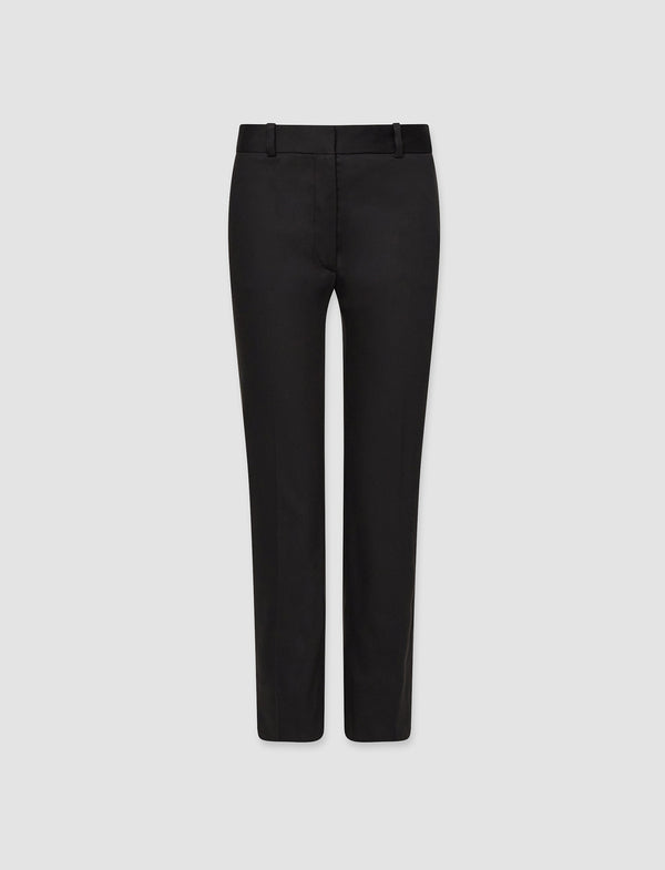 joseph Bing Court Light Gabardine Stretch Trousers Black