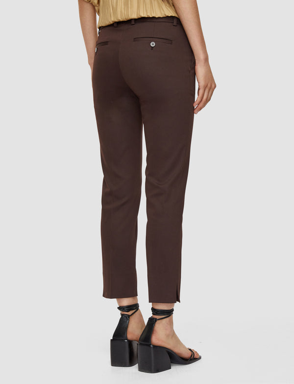 Joseph Bing Court Light Gabardine Stretch Trousers Ebony