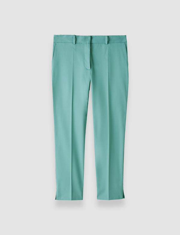 joseph Bing Court Light Gabardine Stretch Trousers Lagoon
