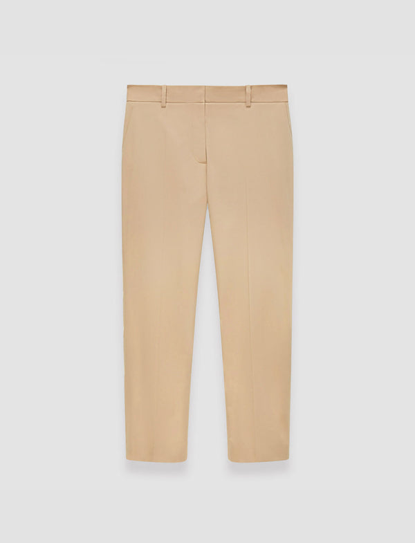 joseph Bing Court Light Gabardine Stretch Trousers Sesame