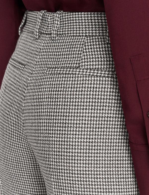 Joseph Fluid Mouline Laumiere Trousers Ivory/Arabica