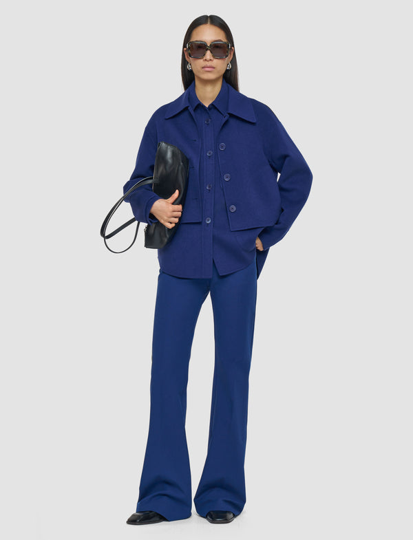 Joseph Gerrard Light Double Face Wool Jacket Cobalt