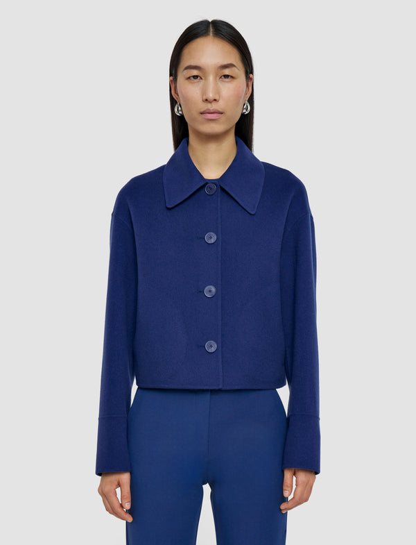 Joseph Gerrard Light Double Face Wool Jacket Cobalt