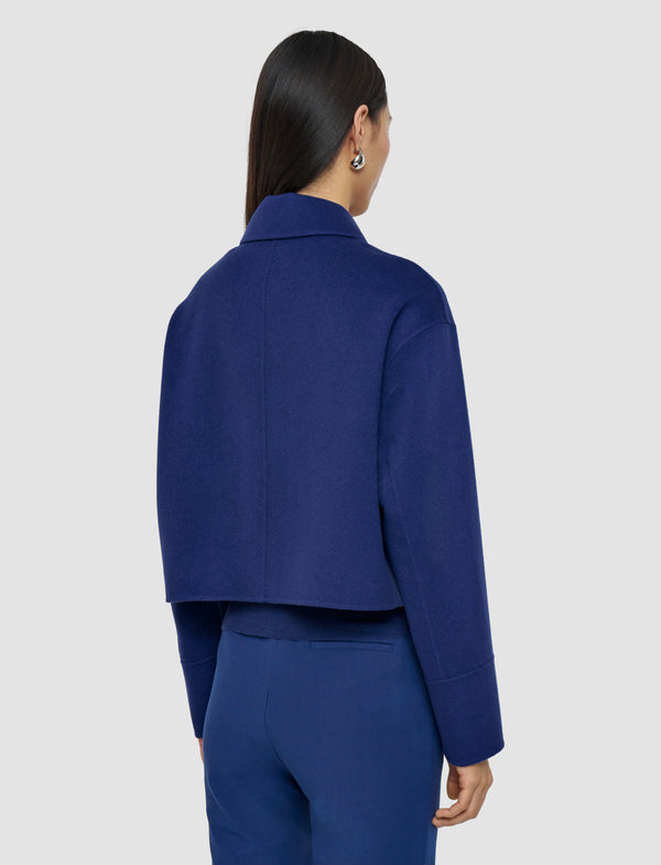 Joseph Gerrard Light Double Face Wool Jacket Cobalt