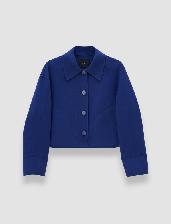 joseph Gerrard Light Double Face Wool Jacket Cobalt