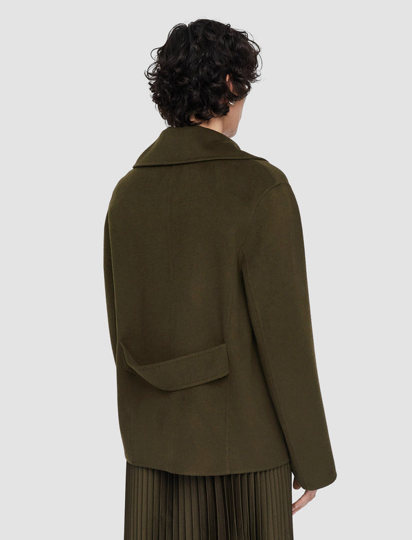 Joseph Gilkes Light Double Face Jacket Hass Avocado