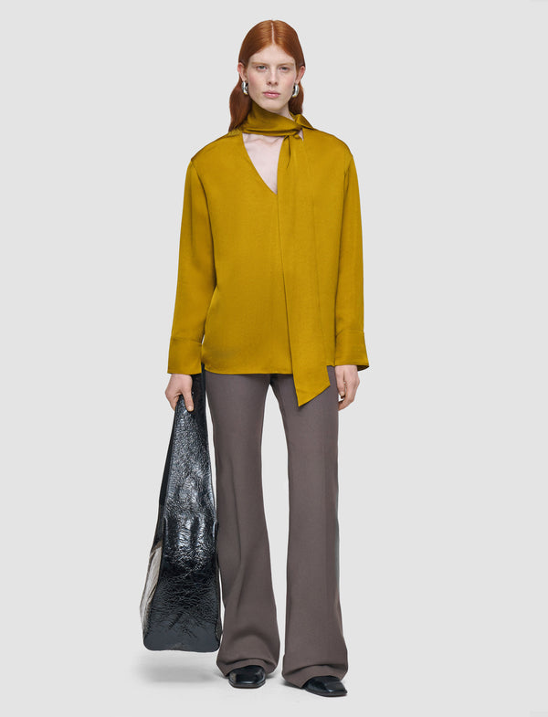 Joseph Adele Light Crepe Blouse Amber