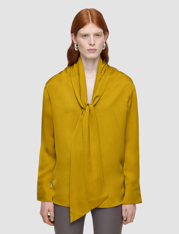 Joseph Adele Light Crepe Blouse Amber