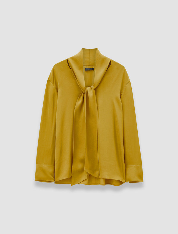 joseph Adele Light Crepe Blouse Amber