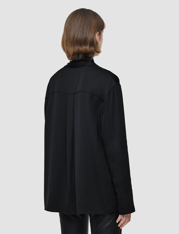 Joseph Adele Light Crepe Blouse Black