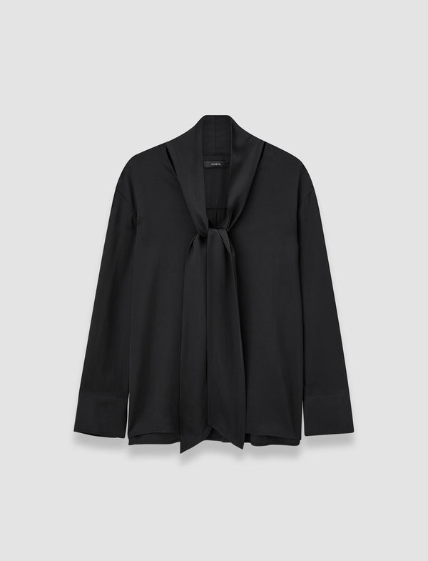 joseph Adele Light Crepe Blouse Black