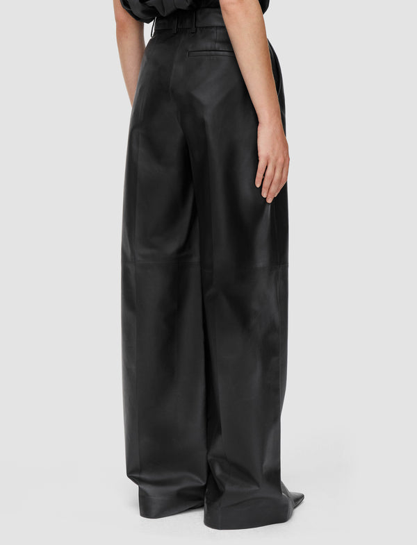 Joseph Alana Nappa Leather Trousers Black