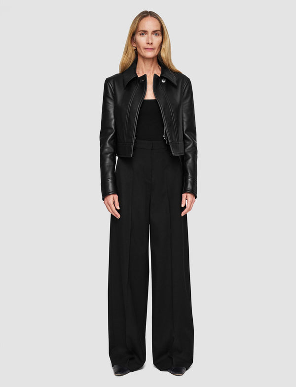 Joseph Alana Tailoring Wool Stretch Trousers Black