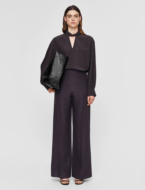 Joseph Alane Evening Silk Blend Trousers Aurora
