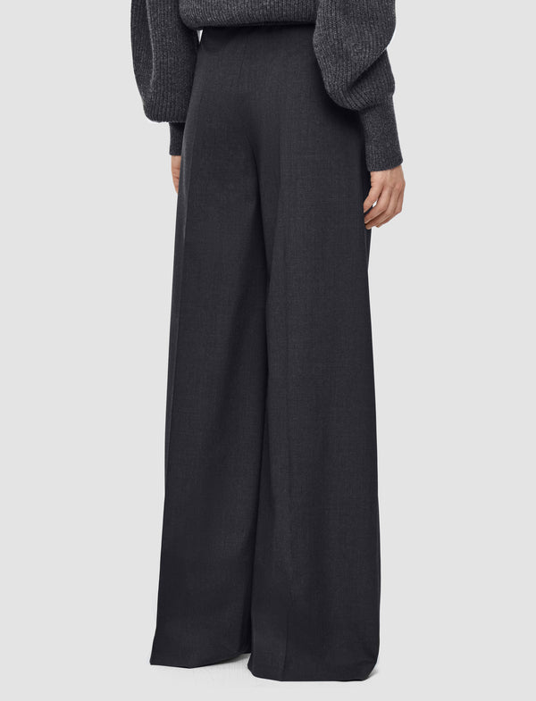 Joseph Alanel Light Wool Tailoring Trousers Smoke