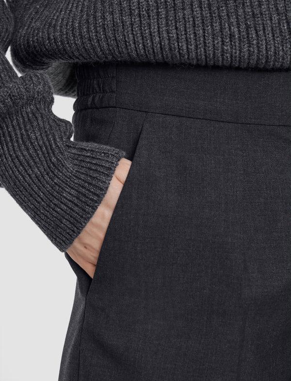 Joseph Alanel Light Wool Tailoring Trousers Smoke