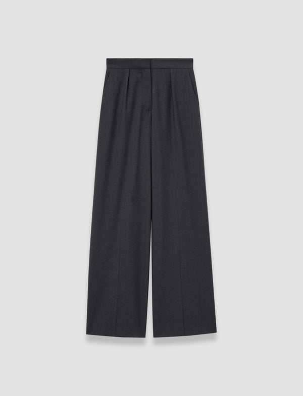 joseph Alanel Light Wool Tailoring Trousers Smoke