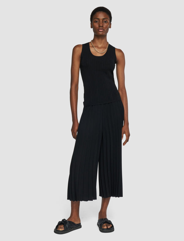 Joseph Anvers Airy Plissé Trousers Black