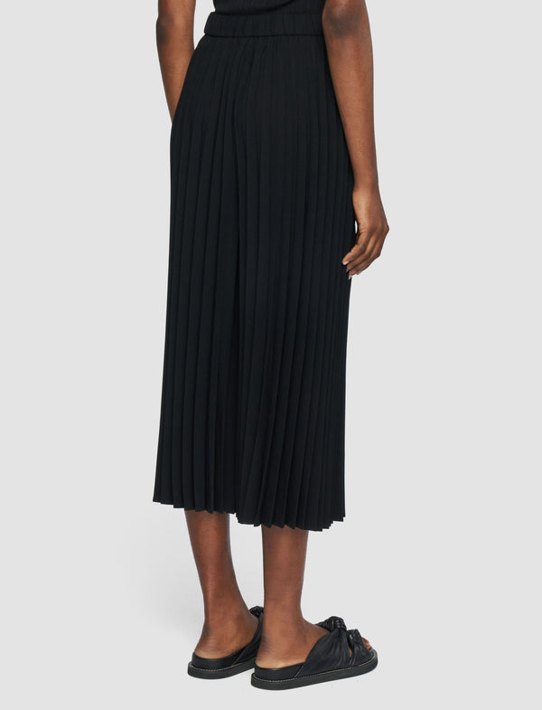 Joseph Anvers Airy Plissé Trousers Black