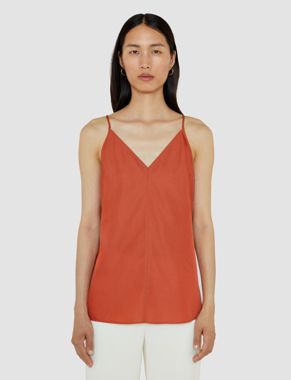 Joseph Aragon Soft Cotton Silk Top Sundown