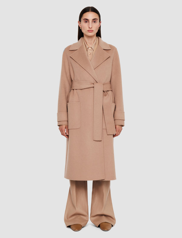 Joseph Arline Double Face Cashmere Coat Blusher